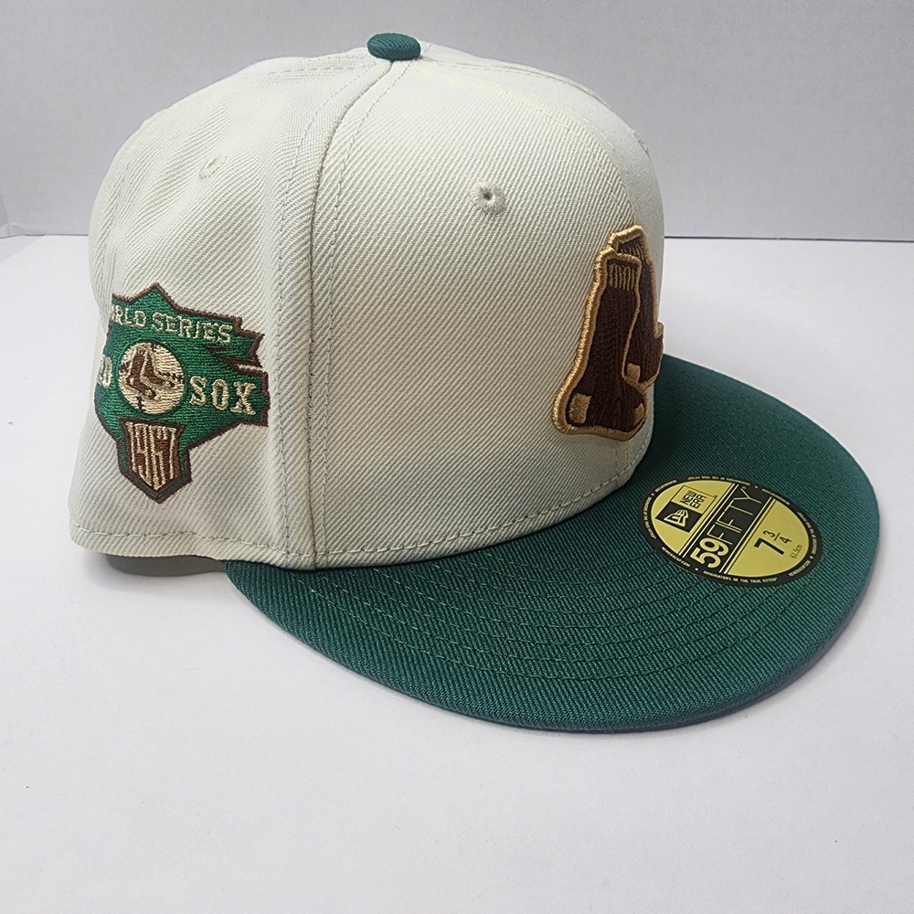 Boston Red Sox MLB NE Camp 1967 World Series Patch 7 3/4 Fitted Hat 59Fifty  NWT